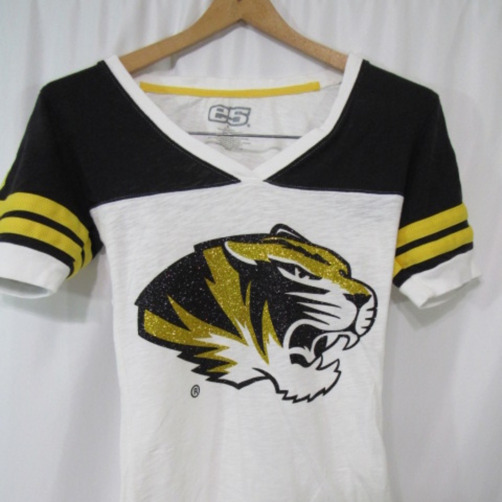 University of Missouri Tigers E5 Football Logo Jersey Women's‎ S